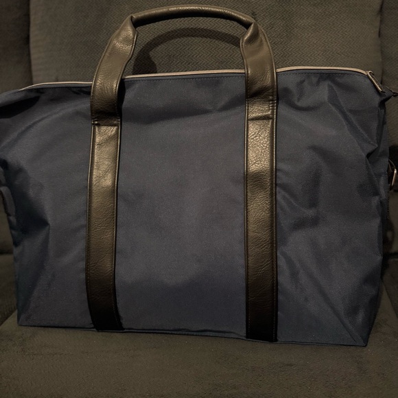 Jimmy Choo Navy and Black Duffel Bag - Picture 8 of 8